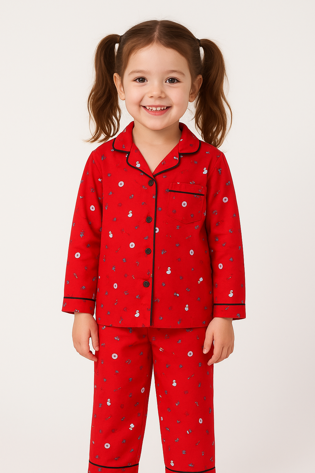 Crimson Cuddles Sleepwear