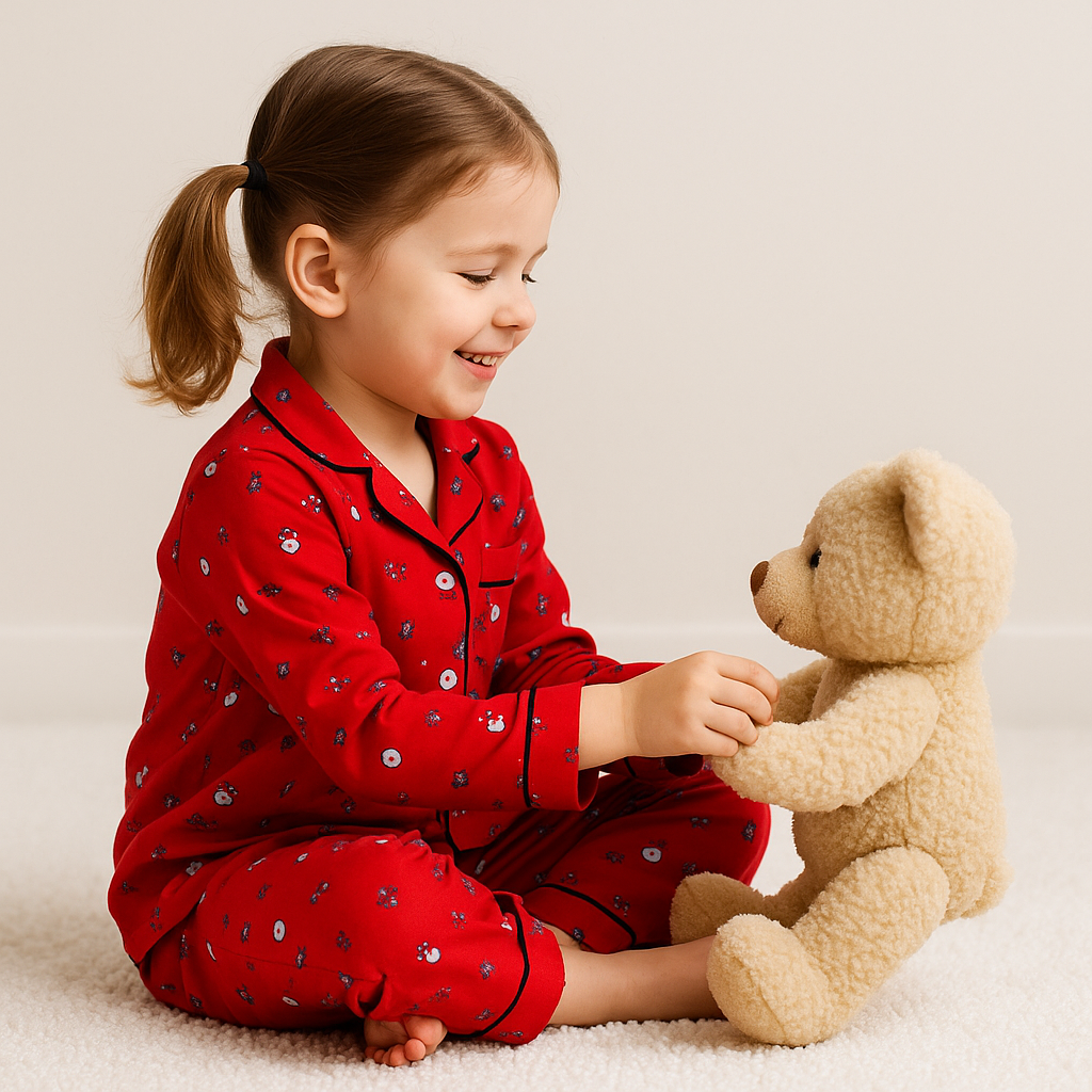 Crimson Cuddles Sleepwear - Image 4