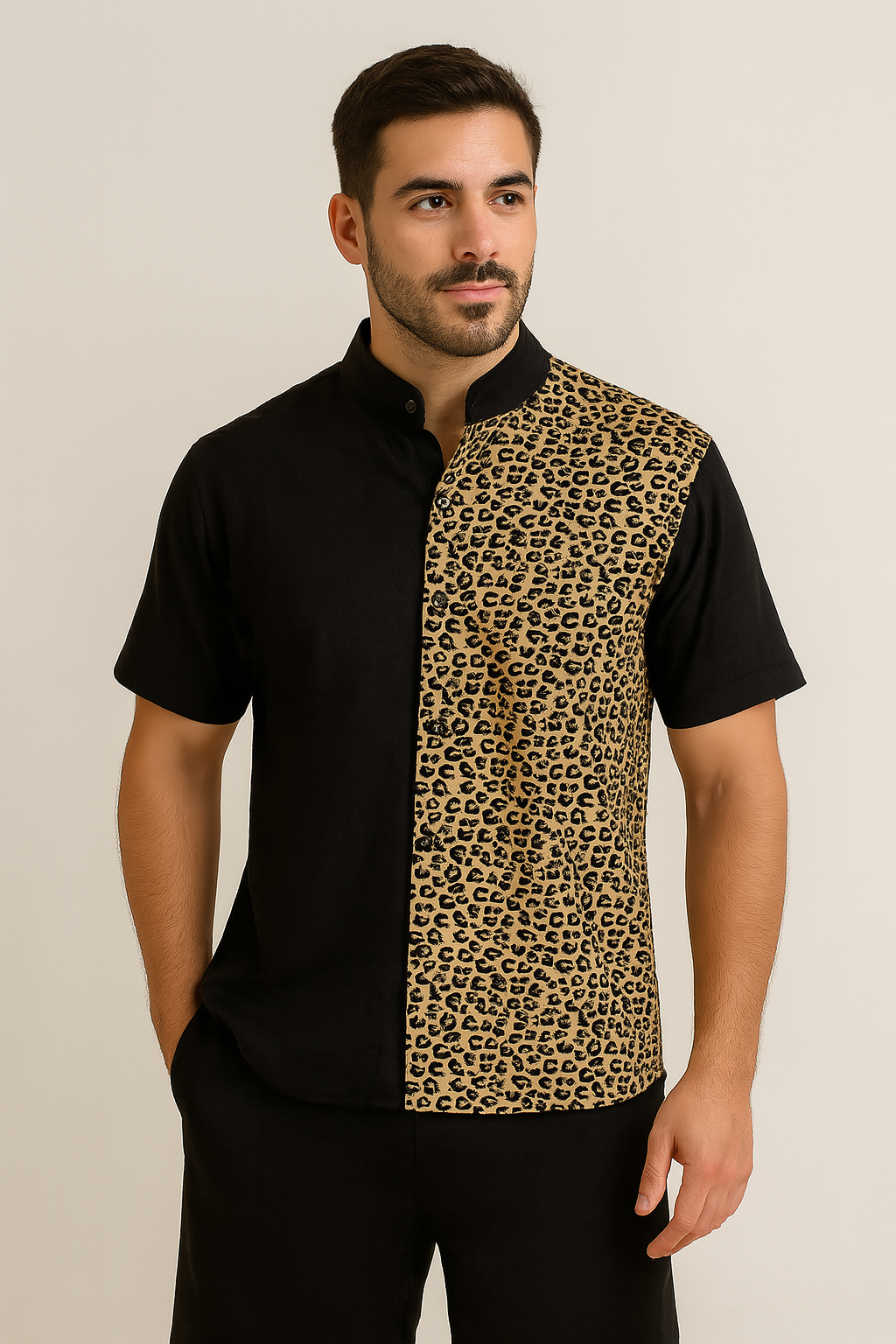 Bold Noir Leopard Couple Co-ord Set - Image 6