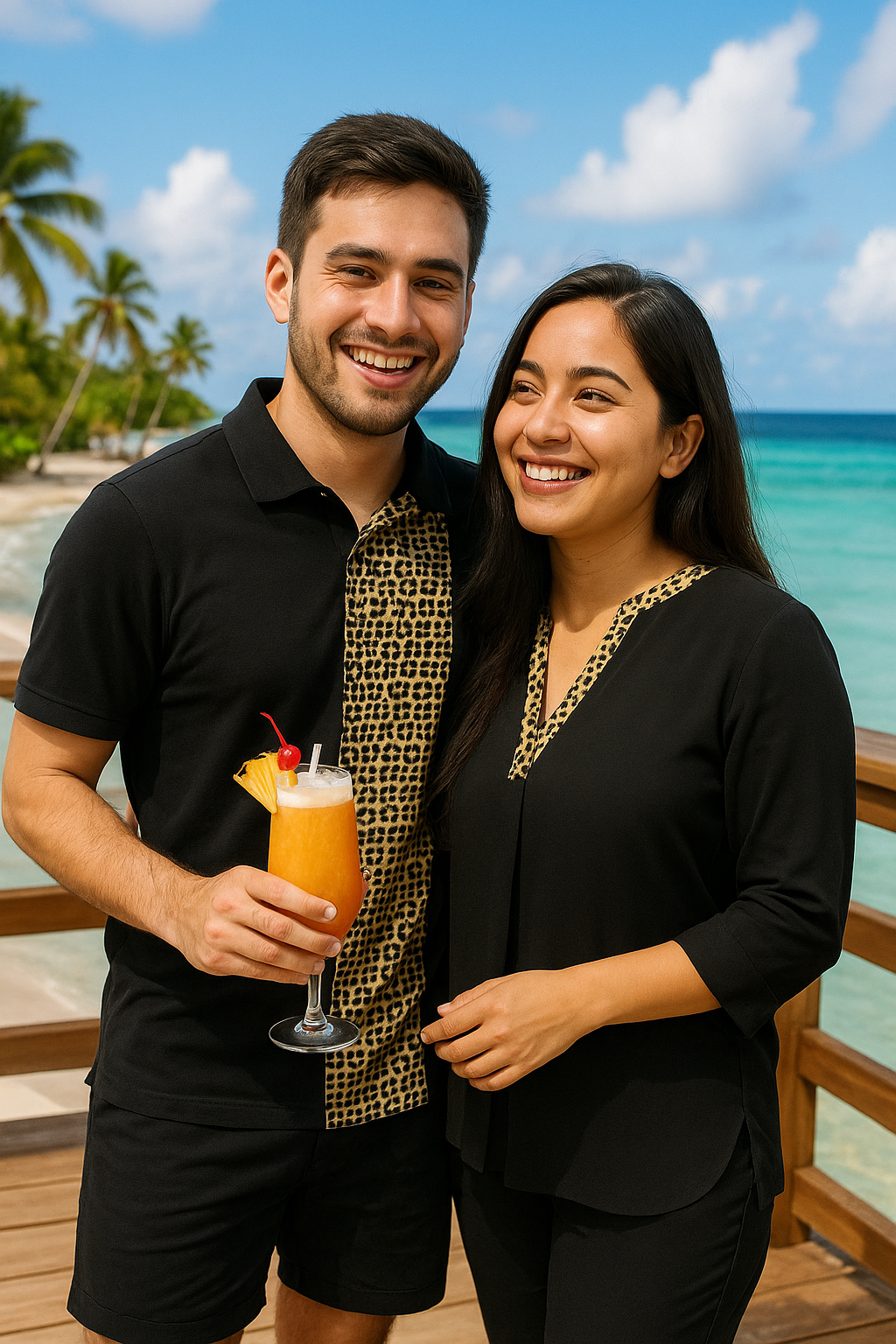 Bold Noir Leopard Couple Co-ord Set - Image 7