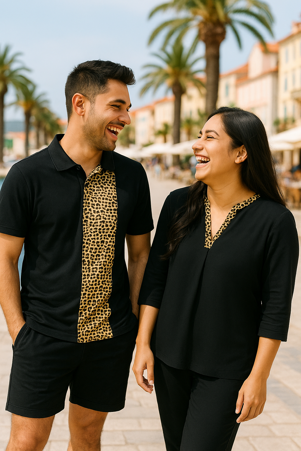 Bold Noir Leopard Couple Co-ord Set - Image 8