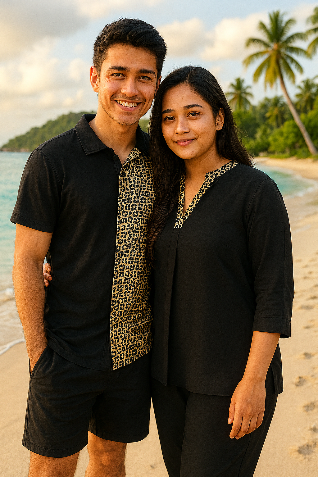 Bold Noir Leopard Couple Co-ord Set - Image 9