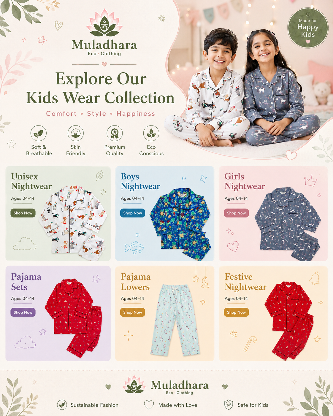 Muladhara Kids Collection