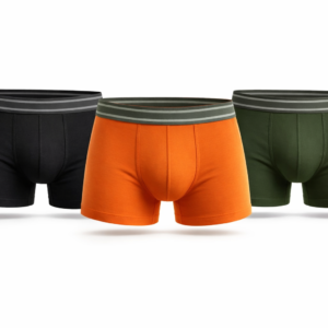 Premium Men’s Cotton Stretch Trunk Boxer Briefs – Soft Breathable Innerwear (Pack of 3)
